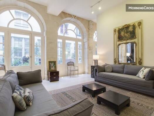 Appartement à louer 10 417 € 4 pièces 3 chambres 187 m² RDC Sainte Avoie Paris 3ème 75003