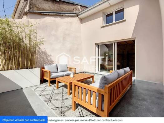 Maison à vendre 135 000 € 3 pièces 1 chambre 169 m² 97 m² de terrain Viterne 54123