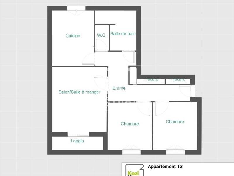 Maison à vendre, 61m², DIGOIN