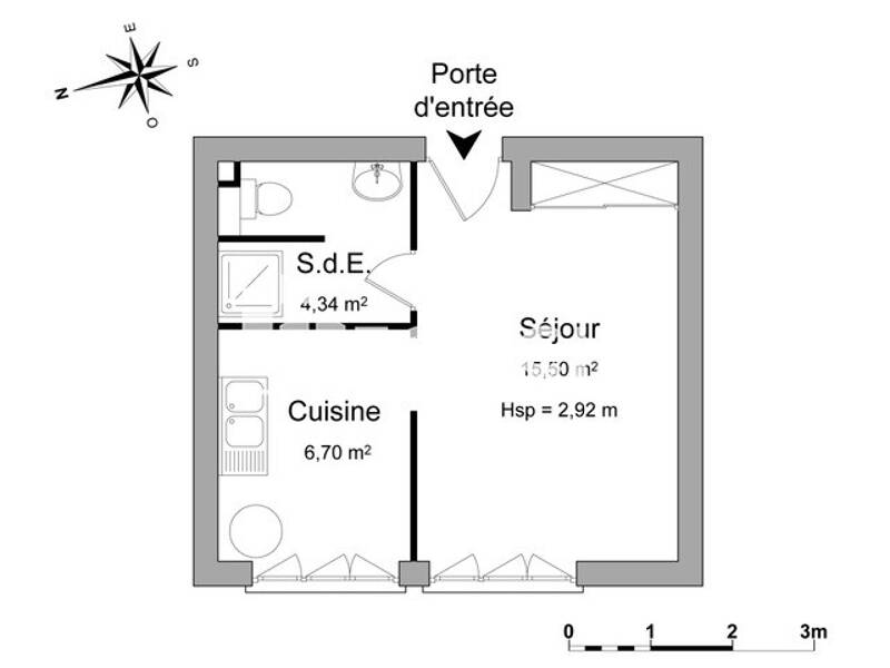 Maison à louer, 27m², DONZERE