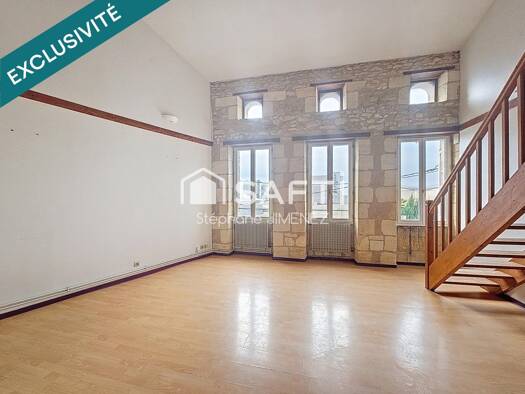 Duplex à vendre 109 000 € 3 pièces 2 chambres 66 m² Étage 2/2 Blaye 33390