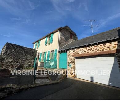 Maison de ville à vendre 176 900 € 5 pièces 2 chambres 108 m² Port-Brillet 53410