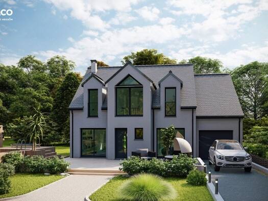 Terrain avec maison neuve à vendre 434 000 € 6 pièces 4 chambres 118 m² 735 m² de terrain Saint-Gatien-des-Bois 14130