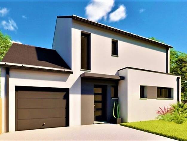 Terrain avec maison neuve à vendre 226 225 € 5 pièces 3 chambres 90 m² 355 m² de terrain Vieux-Vy-sur-Couesnon 35490