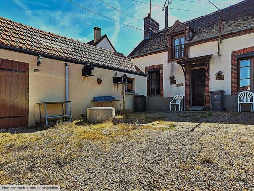 Maison à vendre 109 000 € 4 pièces 2 chambres 102 m² 546 m² de terrain Varennes-Changy 45290