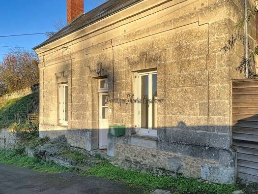 Maison à vendre 75 600 € 3 pièces 2 chambres 59 m² 200 m² de terrain Saint-Paterne-Racan 37370