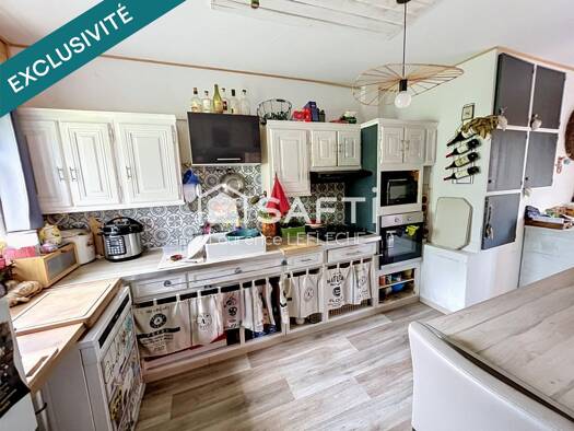 Maison de plain-pied à vendre 145 000 € 3 pièces 2 chambres 83 m² 1 409 m² de terrain L'Orgibet-République Péronne 80200