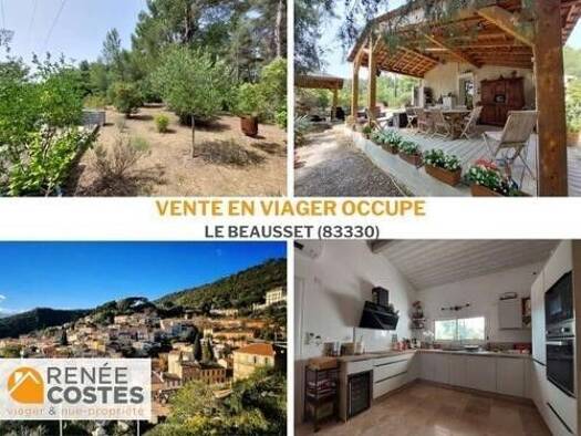 Maison en viager occupé Bouquet 117 130 € 4 pièces 3 chambres 90 m² 4 000 m² de terrain Les Freres-Les Cancades-Les Ginestes Le Beausset 83330