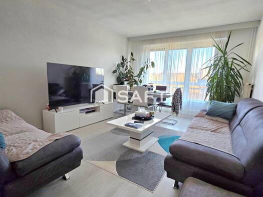 Appartement à vendre 85 000 € 3 pièces 2 chambres 65 m² Étage 6/7 Fonderie Nord Mulhouse 68100