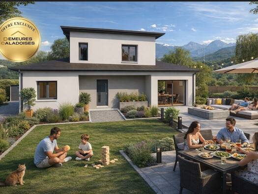 Terrain avec maison neuve à vendre 415 000 € 5 pièces 4 chambres 140 m² 750 m² de terrain Saint-Agnin-sur-Bion 38300