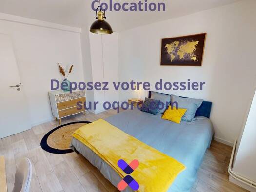 Appartement à louer 492 € 6 pièces 5 chambres 100 m² 2ème étage Dornach Est Mulhouse 68200
