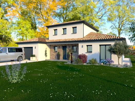 Terrain avec maison neuve à vendre 414 128 € 5 pièces 4 chambres 131 m² 555 m² de terrain Val d'Artiere-Puy d'Aubiere Aubière 63170