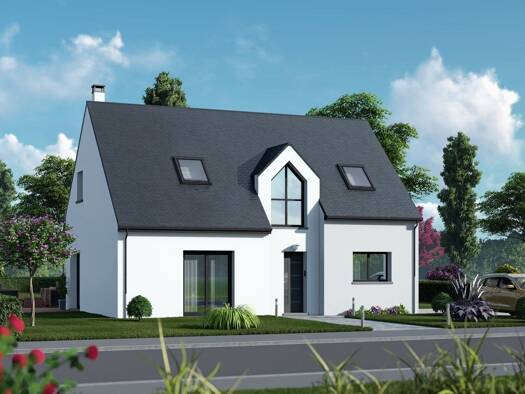 Terrain avec maison neuve à vendre 357 500 € 4 pièces 3 chambres 123,1 m² 860 m² de terrain Boussy-Saint-Antoine 91800