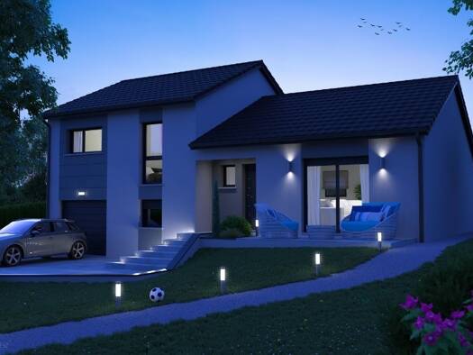 Terrain avec maison neuve à vendre 399 999 € 5 pièces 3 chambres 100 m² 501 m² de terrain Antilly 57640