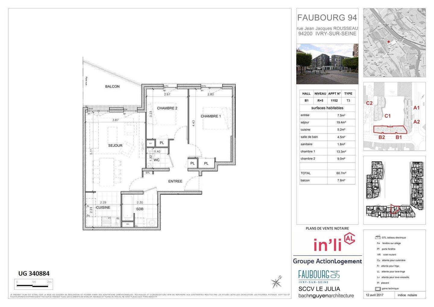 Maison à louer, 61m², IVRY SUR SEINE