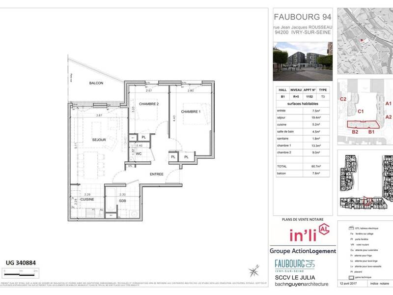 Maison à louer, 61m², IVRY SUR SEINE