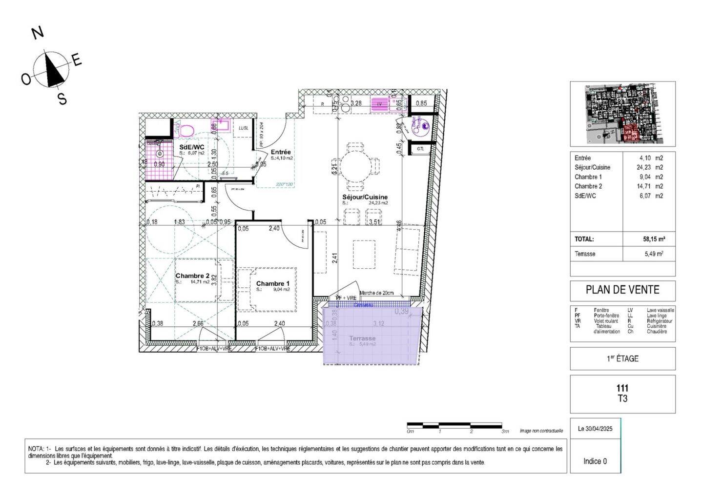 Maison à vendre, 58m², HEROUVILLE SAINT CLAIR