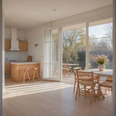 Appartement à vendre - Neuf 380 000 € 3 pièces 2 chambres 64 m² 3ème étage Mousserolles Bayonne 64100