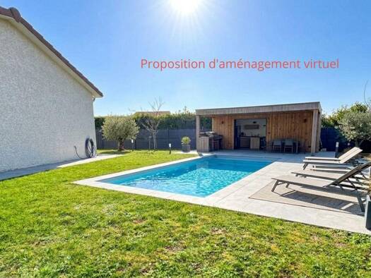 Maison de plain-pied à vendre 359 000 € 6 pièces 3 chambres 131 m² 936 m² de terrain Commelle-Vernay 42120