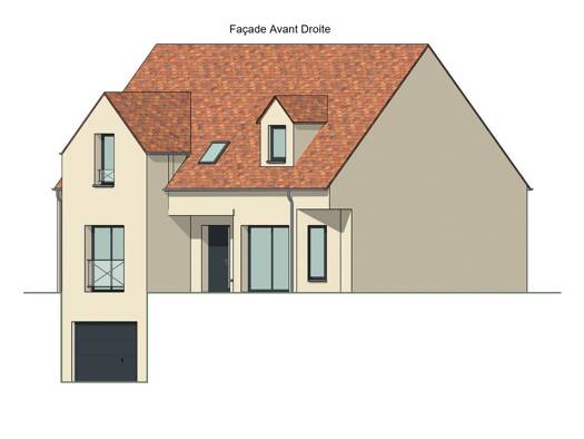 Terrain avec maison neuve à vendre 697 220 € 7 pièces 5 chambres 171 m² 800 m² de terrain Bures-sur-Yvette 91440