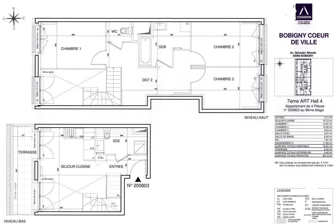 Maison à louer, 76m², BOBIGNY