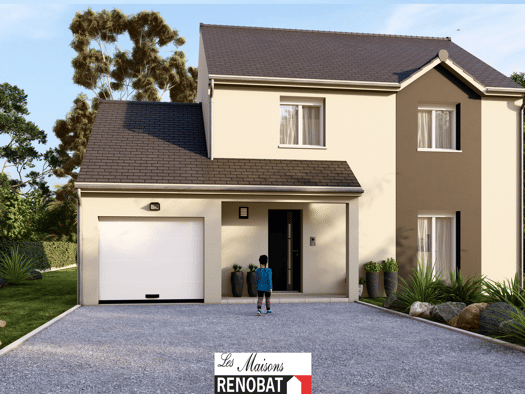 Terrain avec maison neuve à vendre 239 000 € 7 pièces 5 chambres 102 m² 450 m² de terrain Champmotteux 91150