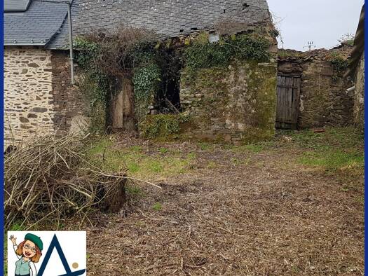 Maison à vendre 50 000 € 1 pièce 1 chambre 80 m² 588 m² de terrain Couffe 44521
