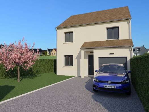 Terrain constructible viabilisé à vendre 138 000 € 308 m² de terrain Maulette 78550