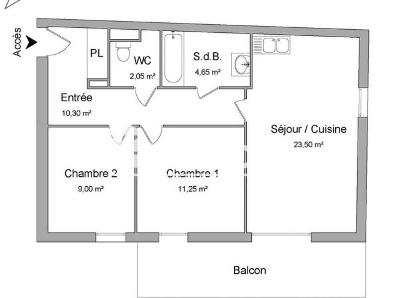 Maison à louer, 61m², METZ