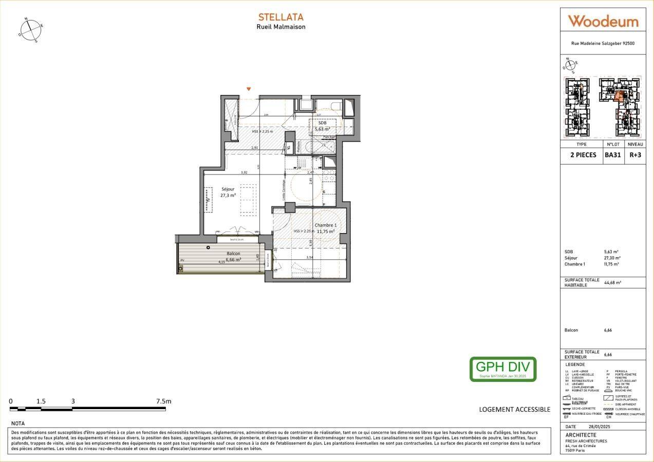 Maison à louer, 45m², RUEIL MALMAISON