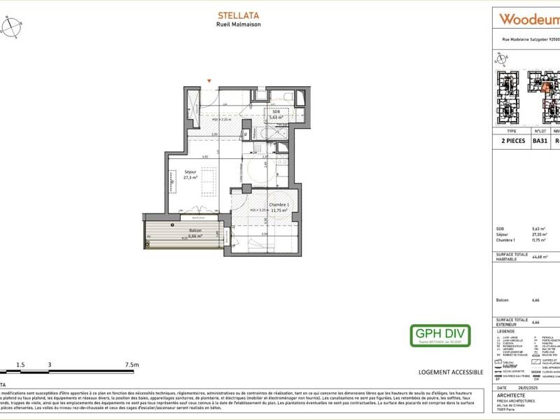 Maison à louer, 45m², RUEIL MALMAISON