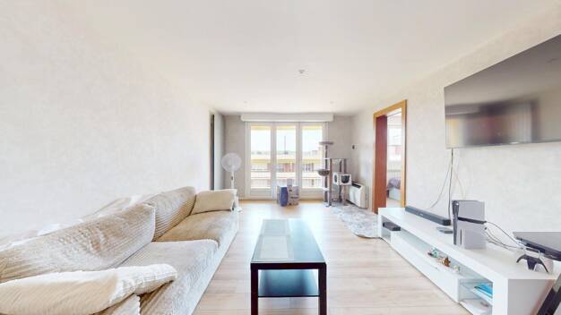 Appartement à vendre 135 000 € 3 pièces 1 chambre 58 m² Dernier étage, Étage 3/3 Sud Est Hagondange 57300