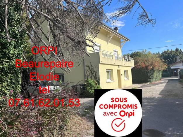 Villa à vendre 240 000 € 7 pièces 5 chambres 169 m² 926 m² de terrain Beaurepaire 38270