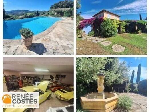 Maison en viager occupé Bouquet 1 577 000 € 6 pièces 4 chambres 260 m² 7 000 m² de terrain Est Peymeinade 06530