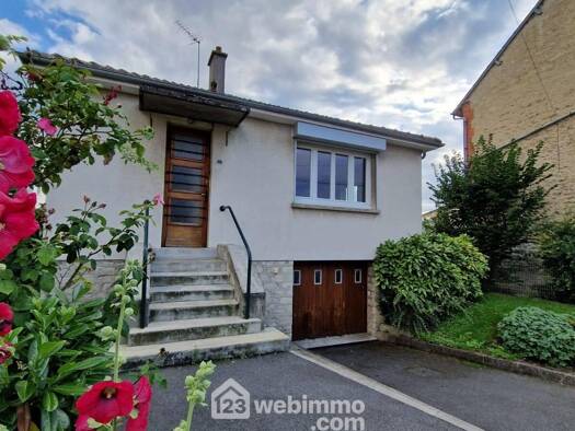 Maison de plain-pied à vendre 100 200 € 3 pièces 2 chambres 64 m² 806 m² de terrain Laon 02000
