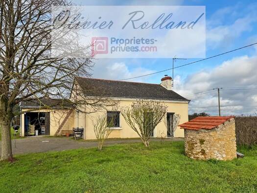 Maison de plain-pied à vendre 210 000 € 3 pièces 2 chambres 77 m² 2 065 m² de terrain Bellevigne-en-Layon 49380