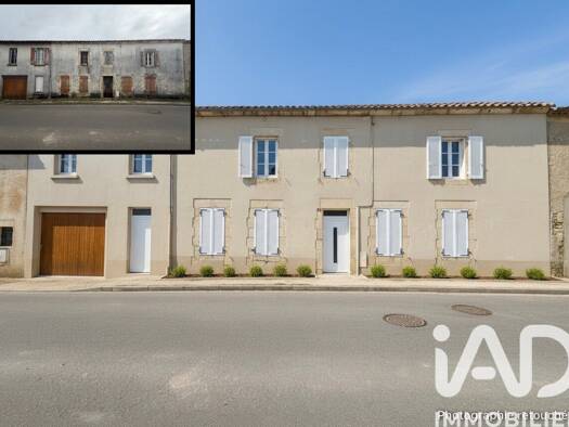 Maison de ville à vendre 39 000 € 6 pièces 5 chambres 123 m² Montmoreau 16190