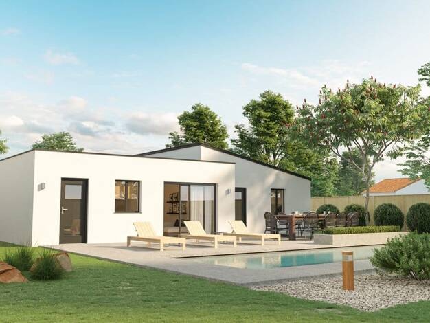 Terrain avec maison neuve à vendre 317 321 € 4 pièces 3 chambres 80 m² 540 m² de terrain Vairé 85150