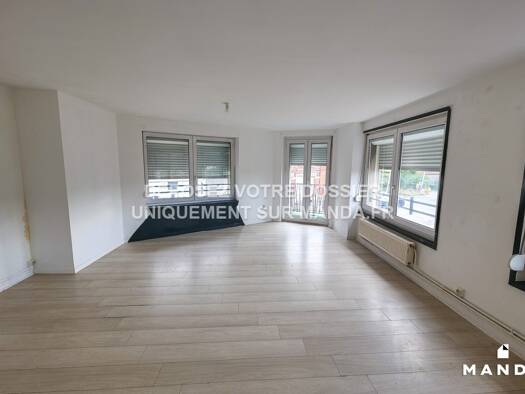 Appartement à louer 600 € 3 pièces 2 chambres 85 m² RDC Centre Raismes 59590