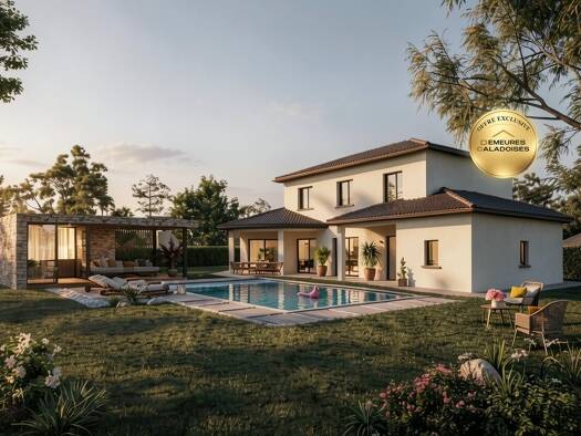 Terrain avec maison neuve à vendre 609 400 € 4 pièces 3 chambres 112 m² 590 m² de terrain Centre Gaillard 74240