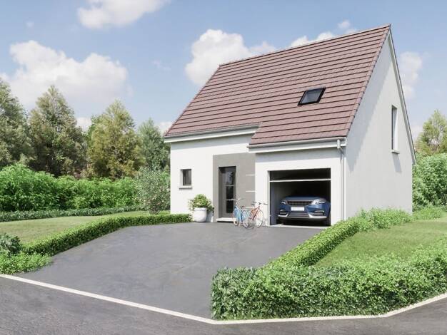 Terrain avec maison neuve à vendre 241 044 € 4 pièces 3 chambres 98 m² 438 m² de terrain Chaux 90330