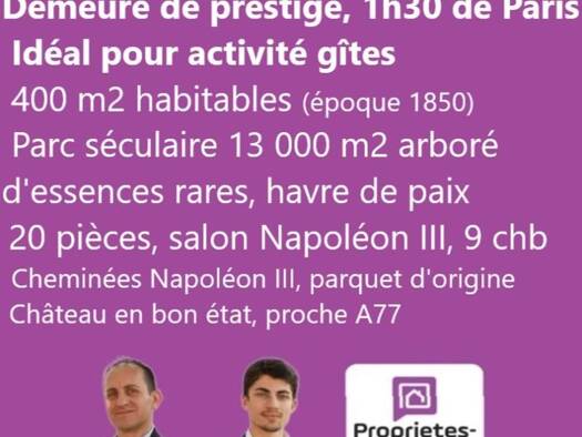 Local commercial à vendre 399 000 € 400 m² de surface de vente Sancerre 18300