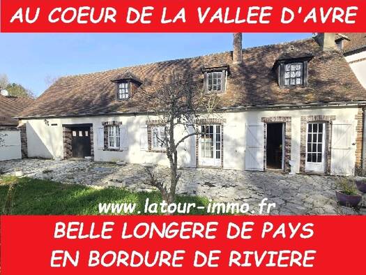 Maison à vendre 167 000 € 5 pièces 4 chambres 104 m² 530 m² de terrain Nonancourt 27320