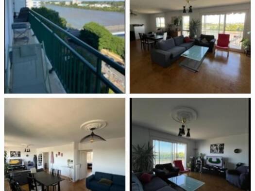 Appartement à louer 1 200 € 3 pièces 2 chambres 90 m² Île de Nantes Nantes 44000