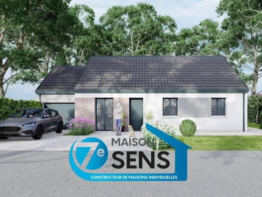 Terrain avec maison neuve à vendre 193 076 € 4 pièces 3 chambres 82 m² 520 m² de terrain Nonancourt 27320