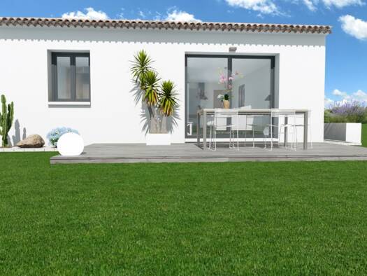 Terrain avec maison neuve à vendre 179 900 € 3 pièces 2 chambres 60 m² 440 m² de terrain Rochemaure 07400