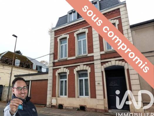 Maison de ville à vendre 149 000 € 6 pièces 4 chambres 213 m² 441 m² de terrain Sud Caudry 59540