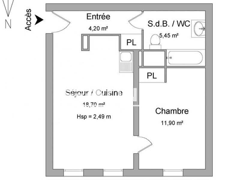 Maison à louer, 40m², LES MUREAUX
