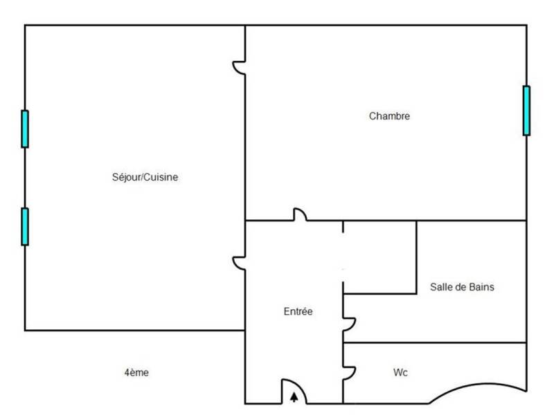 Maison à louer, 34m², PARIS 13E