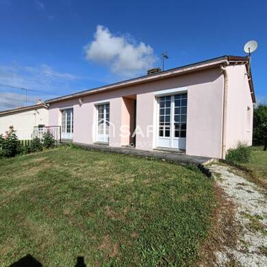 Maison de plain-pied à vendre 165 900 € 4 pièces 3 chambres 84 m² 642 m² de terrain Chantonnay 85110